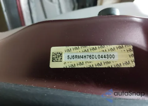 2013 Honda Cr-V Ex-L from USA, damaged, VIN 5J6RM4H76DL044300